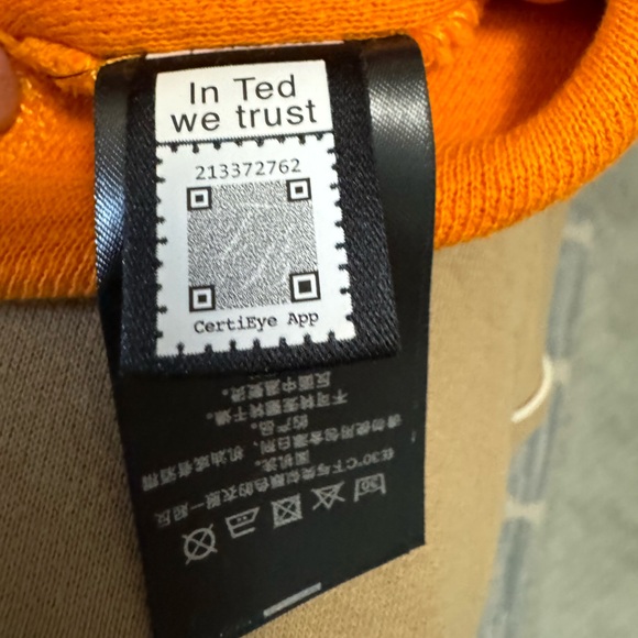 Like New Ted Baker London Millom L/S Textured Half Zip Golf Pulllover Sweater - Picture 6 of 7